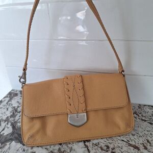 Michael Kors Beige leather purse clutch wristlet